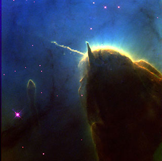 Part of the Trifid Nebula, The Unicorn