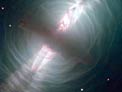 Hubble Images Searchlight Beams from a Preplanetary Nebula