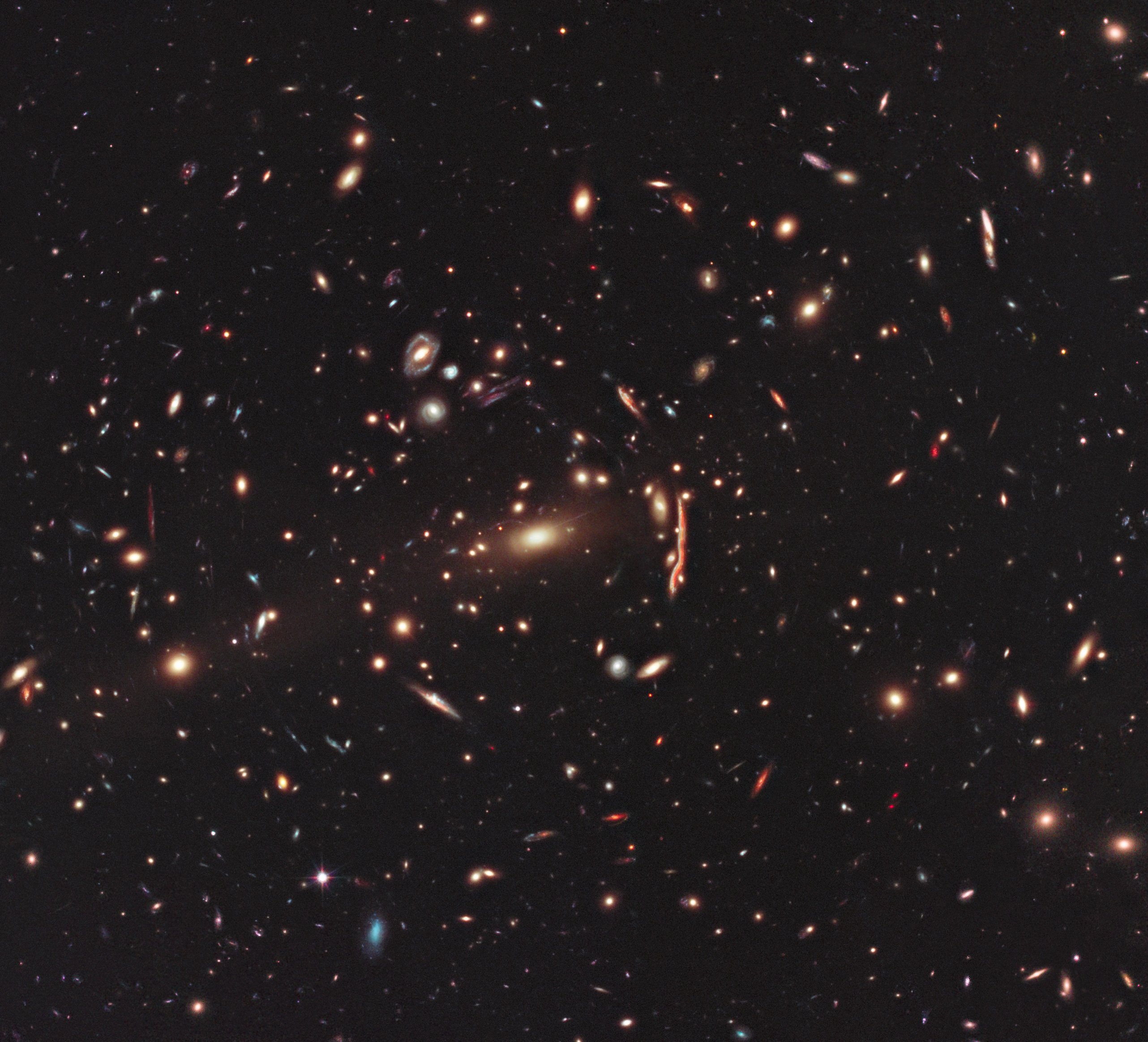 Jean-Baptiste Faure: Hubble image of Galaxy Cluster MACS J1206.2-0847