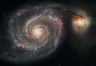 Out of this whirl: The Whirlpool Galaxy (M51) and companion galaxy