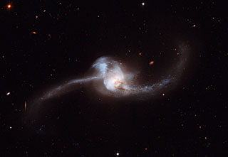 Hubble views results of NGC 2623 merger