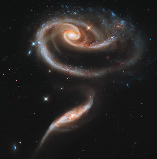 Galaxies Colliding UGC-1810 and 1813: Image Courtesy of Hubble Site