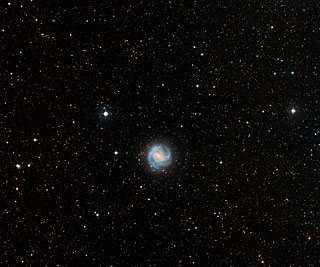 Digitized Sky Survey Image of Star Field Around M83 (ground-based image)