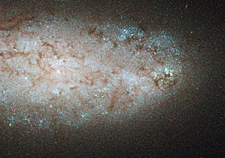 Star-birth  
party almost over in NGC 2976