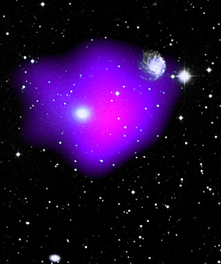 X-ray imagem da NGC 2300 grupo de galáxias