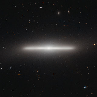 An Extraordinarily Slender Galaxy