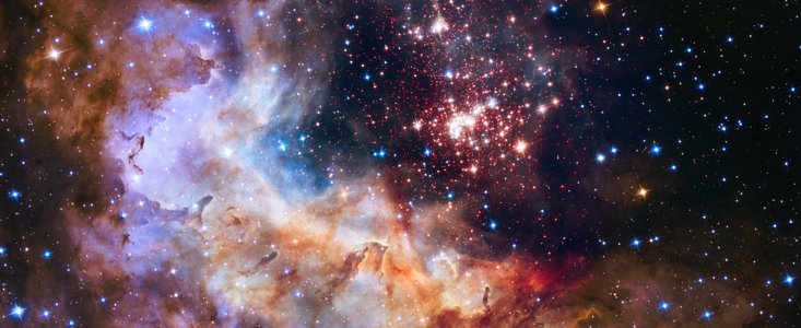 Hubble 25års jubilæum foto af Westerund 2 tågen