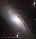 Ground-based image of Andromeda Galaxy, M31