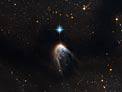 Violent birth announcement from an infant star