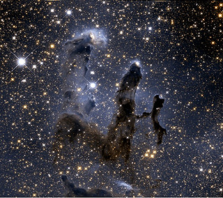 Pillars Of Creation in Infrared