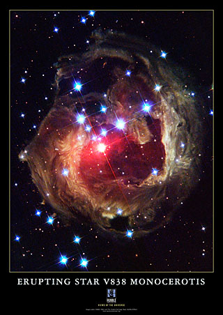 Erupting Star V838 Monocerotis