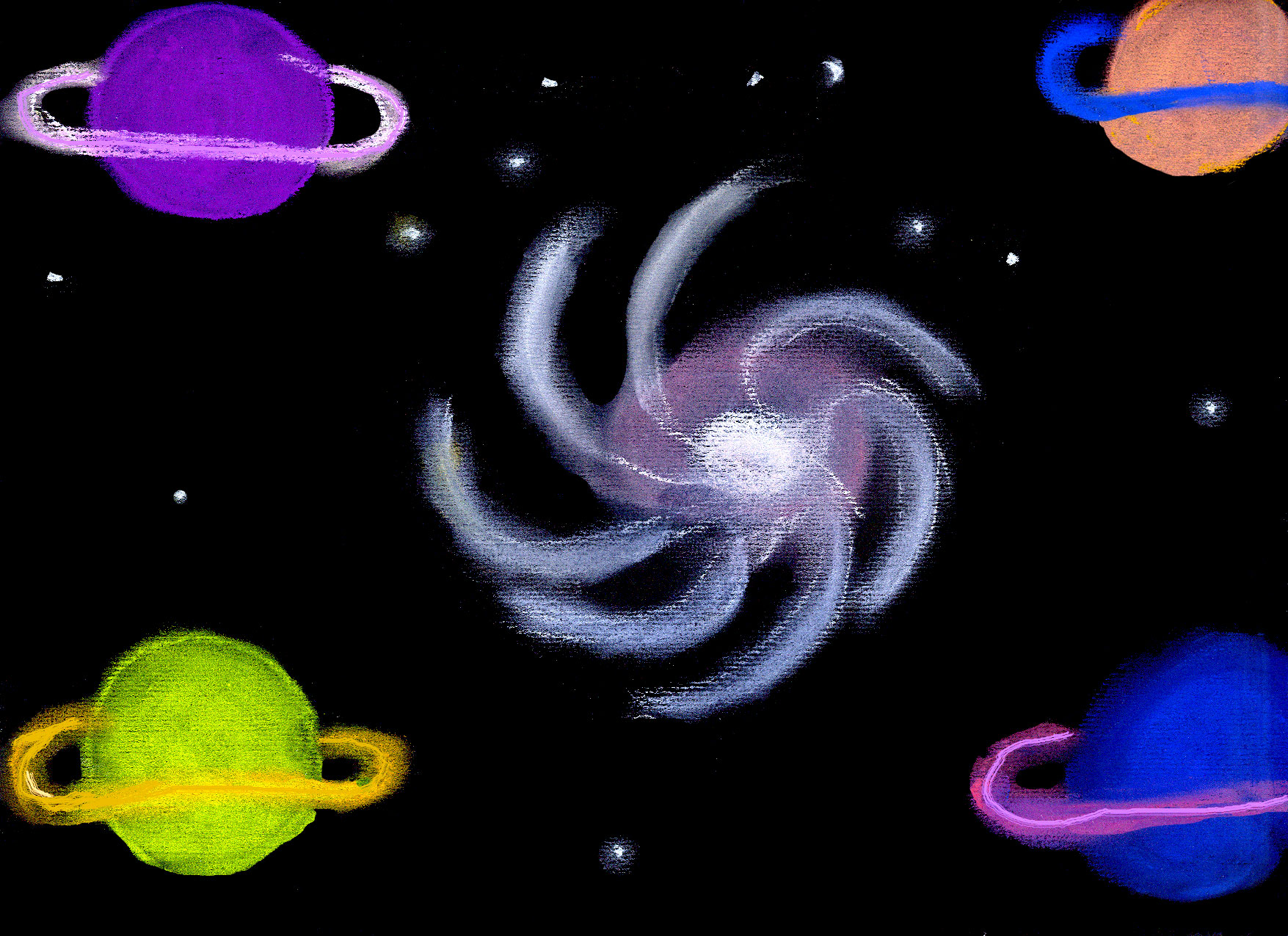 Featured image of post Galaxy Drawing Easy For Kids You can use different mediums that you are most galaxy basics