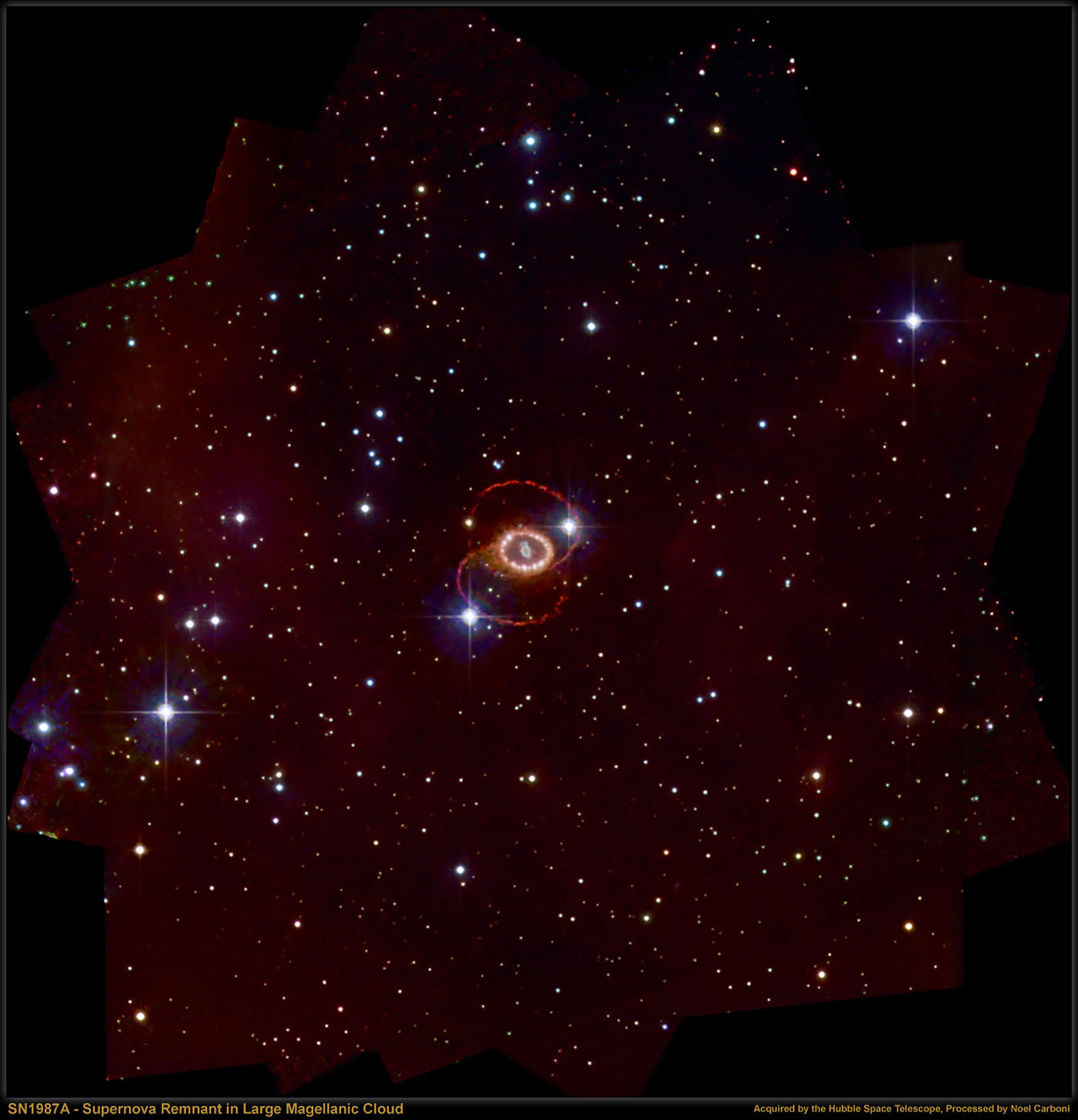 Crab Nebula M1 in polarised light | This animation shows 