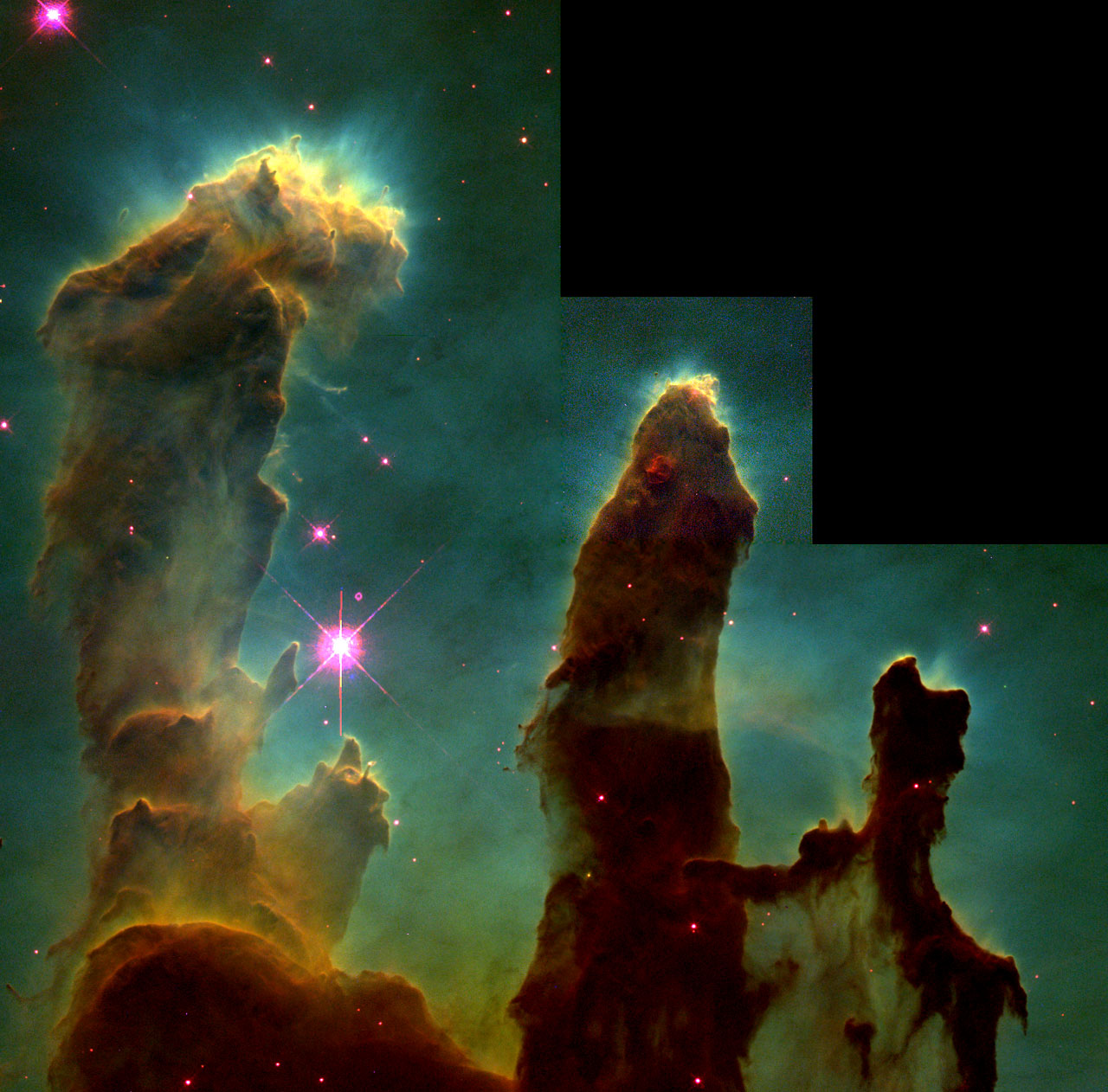 Pillars of Creation. Credit: Jeff Hester and Paul Scowen (Arizona State University), and NASA/ESA