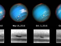Neptune’s shrinking vortex